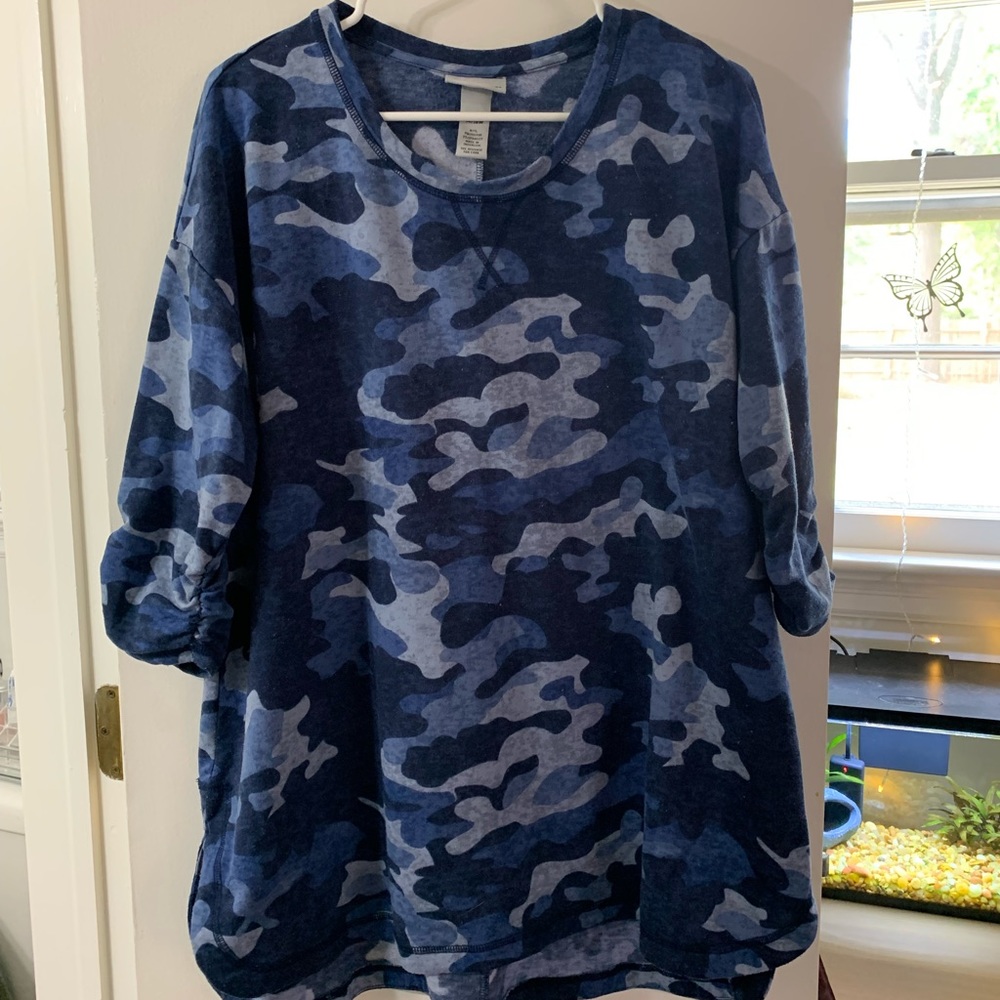 Blue Camo Shirt